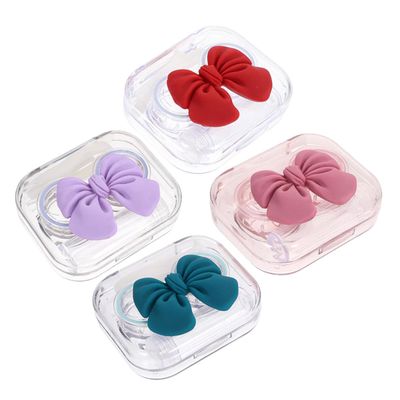 GALPADA Portable Contact Lens Cases, Small Lightweight Storage Box, 4-Pack