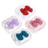 GALPADA Portable Contact Lens Cases, Small Lightweight Storage Box, 4-Pack view 1