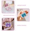 GALPADA Portable Contact Lens Cases, Small Lightweight Storage Box, 4-Pack view 3