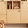 RUNROTOO Rabbit-Shaped Wooden Cabinet Knob, Khaki Beech Wood Handle for Drawers and Wardrobes view 4
