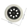 OUNONA 6-Piece Removable Replacement Wheel Set for Shopping Carts and Wheelchairs view 2