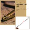 LOLIPPYY Stainless Steel Crab Tongs with Non-Slip Grip and Hand Protection, for Catching Crabs and Snakes view 3