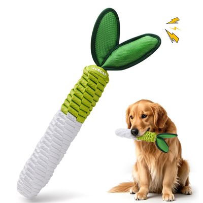 AUSCAT Dog Toy Rope - Durable Carrot Design