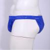 Waterproof Men's Incontinence Briefs, PVC Wetlook, Royal Blue, M view 3
