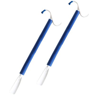 GETAJGHSD Double-Ended Dressing Aid Sticks, ABS, 2-Piece Set