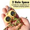 Jumping Spider Hide, Magnetic Climbing Cave with Simulated Vine Texture, Two-Hole Spider Cave for Small Arthropods in Terrariums view 2