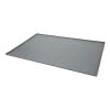 Pet Placemat, Spill-Resistant, Dishwasher-Safe, Non-Slip, Waterproof Silicone Dog Feeding Mat for Water Bowls, Gray view 4