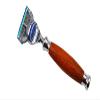 ROHCGHC Shaving Brush and Razor Stand Set with Metal Handle view 3