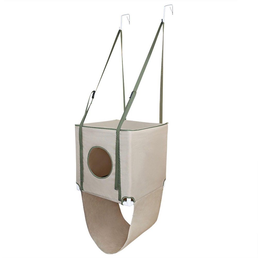 Hanging Cat Hammock Bed, 2-Tier Hammock House with Breathable Fabric