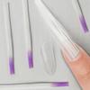 Healeved 100-Piece Fiberglass Nail Extension Fibers, White, Lightweight, Adjustable Length view 3