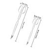 ABOOFAN 2-Piece Stainless Steel Trash Grabber Tool for Seniors view 2