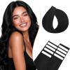Rich Choices Tape-In Extensions, Remy Human Hair, 10 pcs, 30 cm, 15 g, #4 Medium Brown view 1