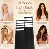 Rich Choices Tape-In Extensions, Remy Human Hair, 10 pcs, 30 cm, 15 g, #4 Medium Brown view 3