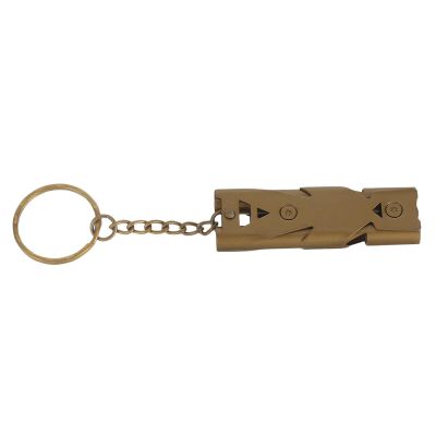 ifundom Golden Stainless Steel Emergency Whistle, Portable