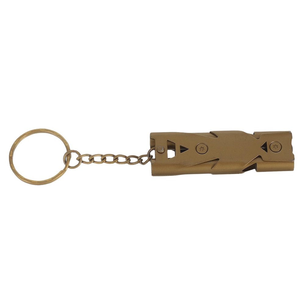 ifundom Golden Stainless Steel Emergency Whistle, Portable