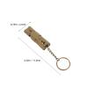 ifundom Golden Stainless Steel Emergency Whistle, Portable view 2