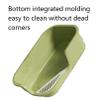 Large Open-Top Cat Litter Box with Scoop, Green view 4