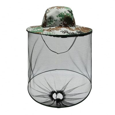 NDLHXKFRP Mosquito Net Hat, Mesh Head Cover, Sun Hat, Face and Neck Cover, Style 2