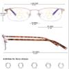 KOOSUFA Progressive Multifocal Reading Glasses, Gold Tortoise, 1.5 view 2