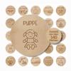 vonMia Wooden Organization Labels for Kids' Rooms, 1 Doll Design, Compatible with IKEA TROFAST view 1