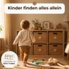 vonMia Wooden Organization Labels for Kids' Rooms, 1 Doll Design, Compatible with IKEA TROFAST view 3