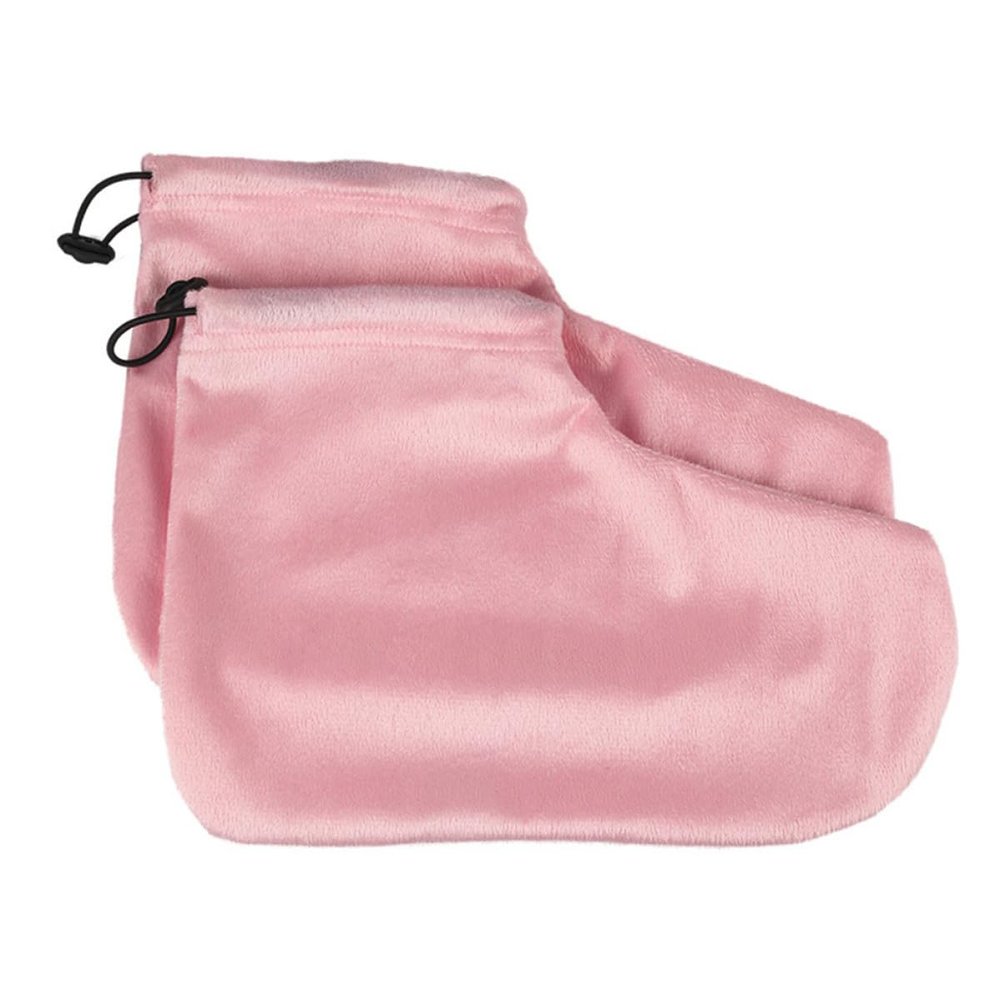 Paraffin Therapy Glove and Foot Cover Set, Cotton, 2 Pairs, Plush