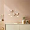 TOYANDONA 9-Piece Wooden Wall Decor Set with Hot Air Balloons, Clouds and Stars for Kids' Rooms view 4