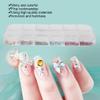 Srliya Shiny Nail Art Rhinestone Box, Smooth Resin, 12-Piece Manicure Set view 4