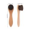 2-Pack Rabbit Brushes with Soft Bristles and Wooden Handles view 2