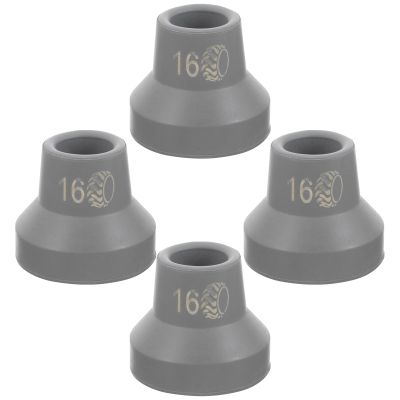 OATIPHO Rubber Tips, 4-Pack for Crutches and Walking Sticks, 15–17 mm
