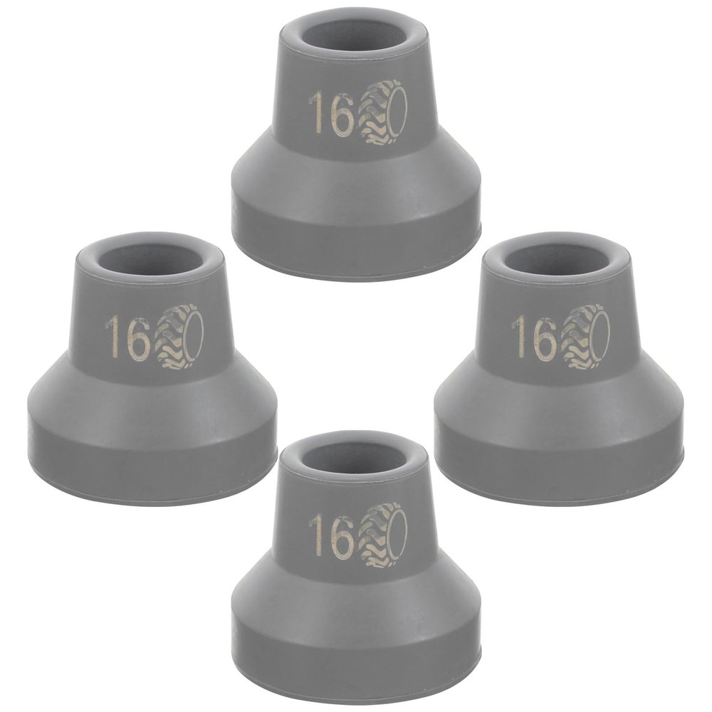 OATIPHO Rubber Tips, 4-Pack for Crutches and Walking Sticks, 15–17 mm