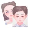 LALAFINA Reusable Face Painting Practice Boards, 2-Pack view 1