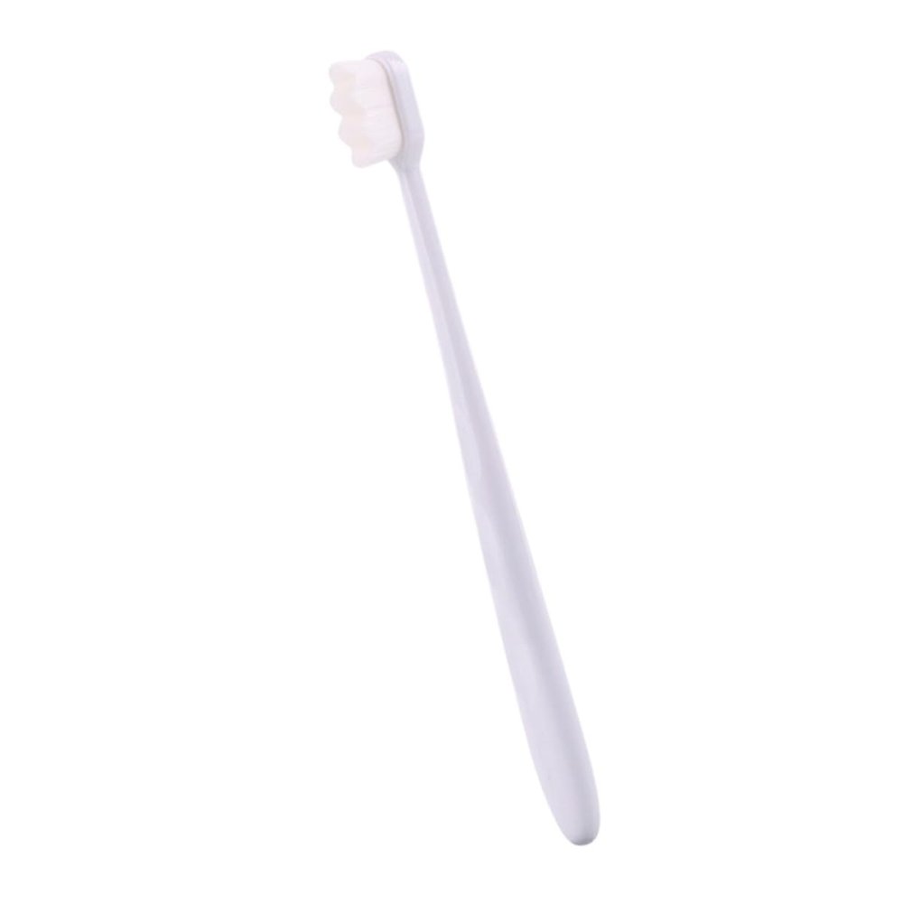Hemobllo Soft Toothbrush with Micro-Nano Bristles, White