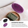 Abaodam 2-Piece Silicone Scalp Massager, Double-Sided Shampoo Brush view 3