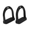 High-Strength Plastic Horse Stirrup Irons with Non-Slip Rubber Pads, 2-Pack (S 48x20x57in) view 1