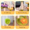 Cat Tree, Flower-Shaped Climbing Tower with Flat Post for Indoor Cats and Kittens view 3
