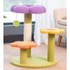 Cat Tree, Flower-Shaped Climbing Tower with Flat Post for Indoor Cats and Kittens view 4