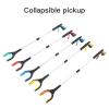 3-Pack Folding Trash Grabbers, Blue view 2