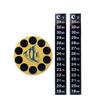 3-Pack Plastic Aquarium Thermometer Stickers for Fish Tanks view 1