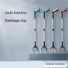 2-Pack Folding Trash Grabbers, Long-Handle Reachers for Cleaning and Litter Collection, Orange view 2