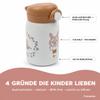 Fabelab Kids' Water Bottle 320 ml, Stainless Steel, Leakproof (Flyers Rabbit) view 3