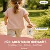 Fabelab Kids' Water Bottle 320 ml, Stainless Steel, Leakproof (Flyers Rabbit) view 4