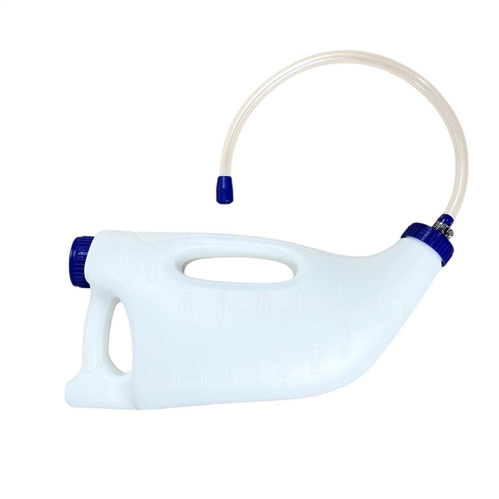 Genrico Calf Milk Bottle Feeder, 4 L Nursing Tube Dispenser for Cattle, Calves, Lambs and Livestock