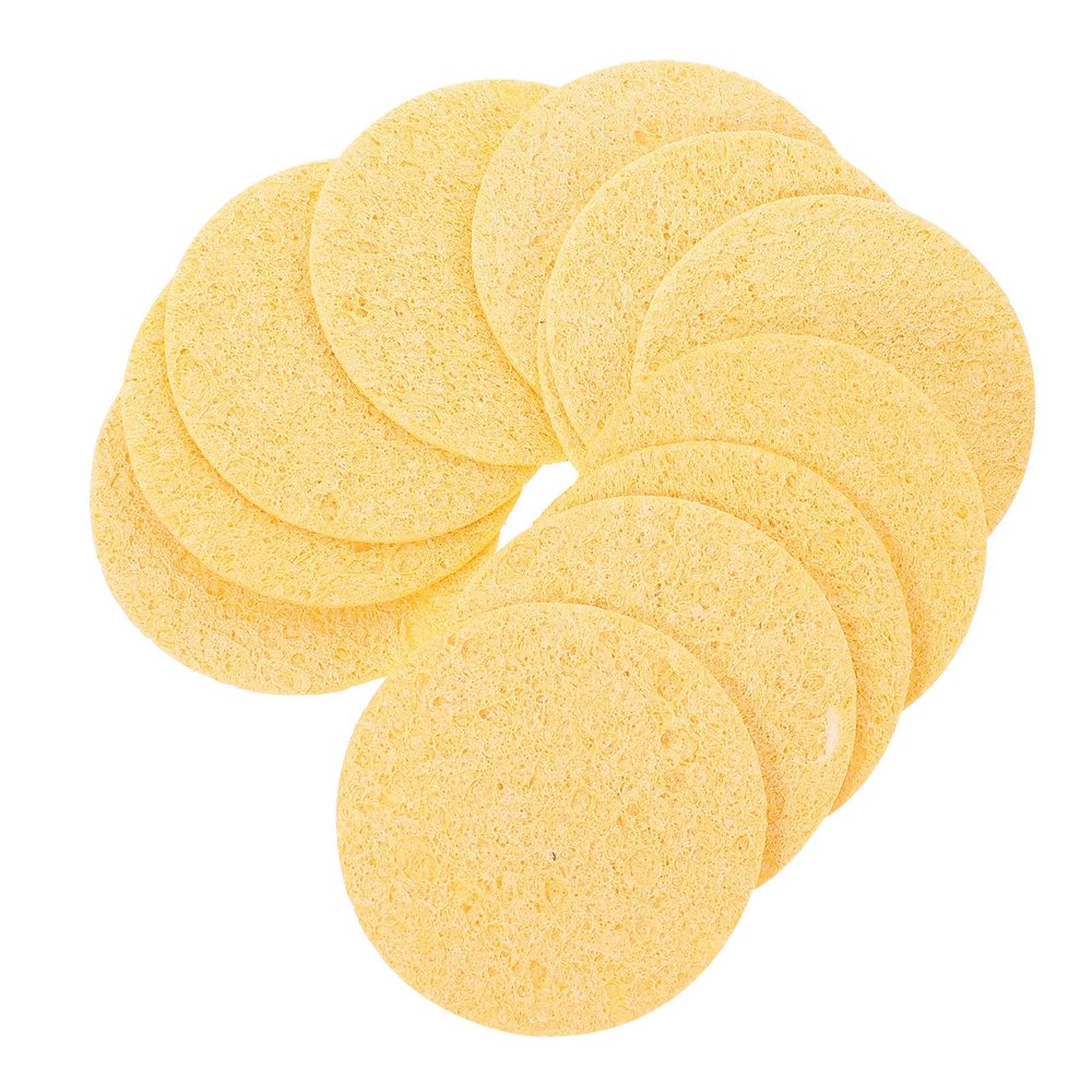 SWOOMEY Yellow Moisture Sponge for Hermit Crabs - 12 Pack