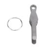 SYUULCOI Mini Keychain Tweezers, TC4 Titanium Alloy, Portable Outdoor Tweezers view 1