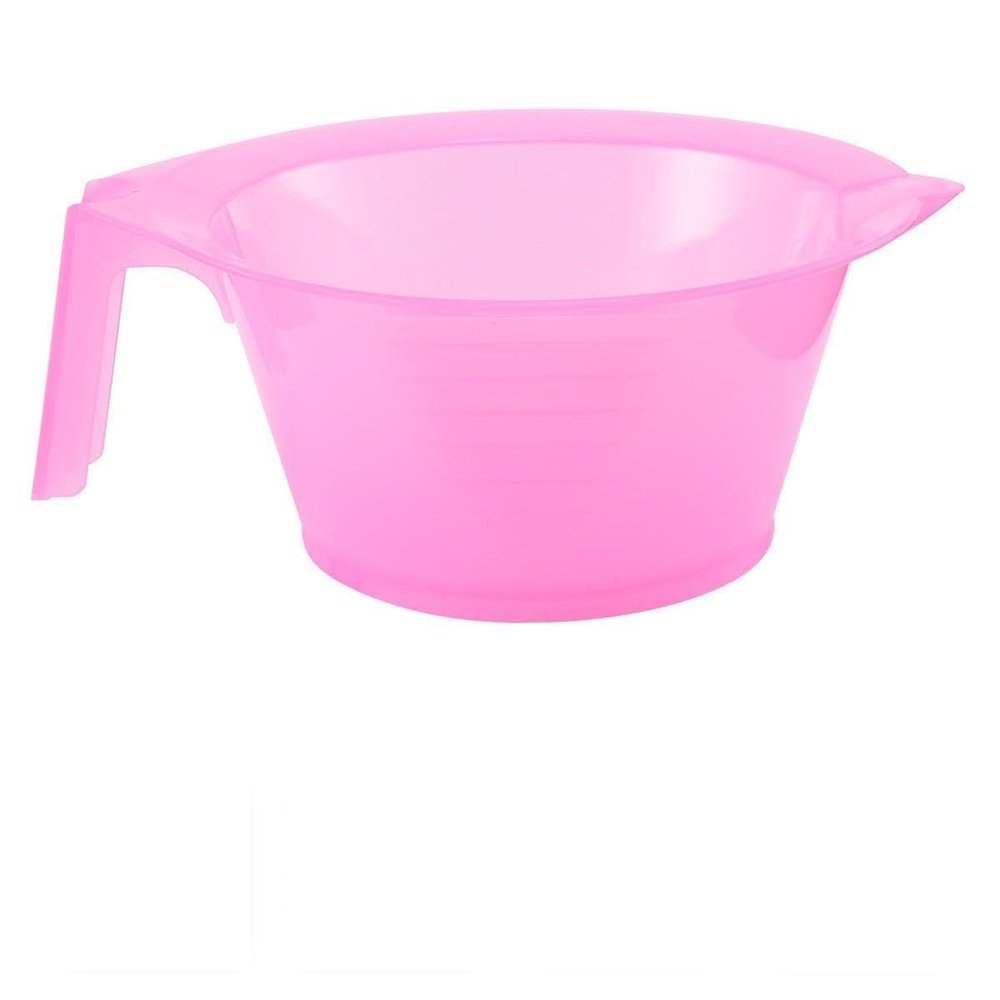 ibasenice Hair Dye Bowls, Easy to Use and Clean, Plastic, 3-Piece Set, Pink