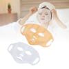 ACOGEDO Silicone Sheet Mask Cover with Ear Loops, White-Gold view 3