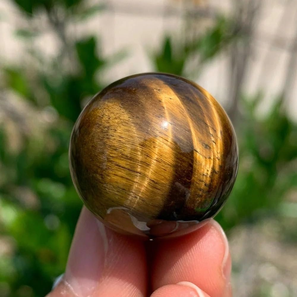 XTVVTODJXT Decorative Tiger Eye Jasper Quartz Crystal Ball