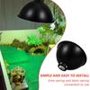 UKCOCO Reptile Reflector Dome Lamp Cover, E27, Iron, Black view 3