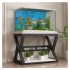 Metal Aquarium Stand for 50–100 cm Aquariums, Black view 1